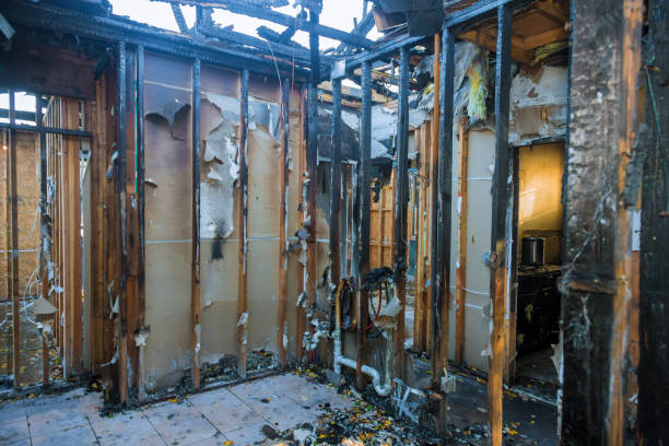 Professional Fire Damage Removal technician working in Lansdale, PA